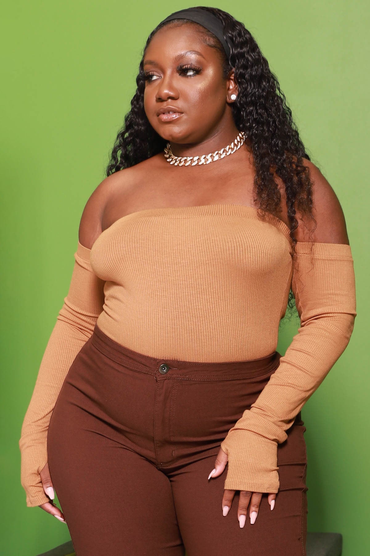 Glimmer Earring & Necklace Set - Gold - Swank A Posh