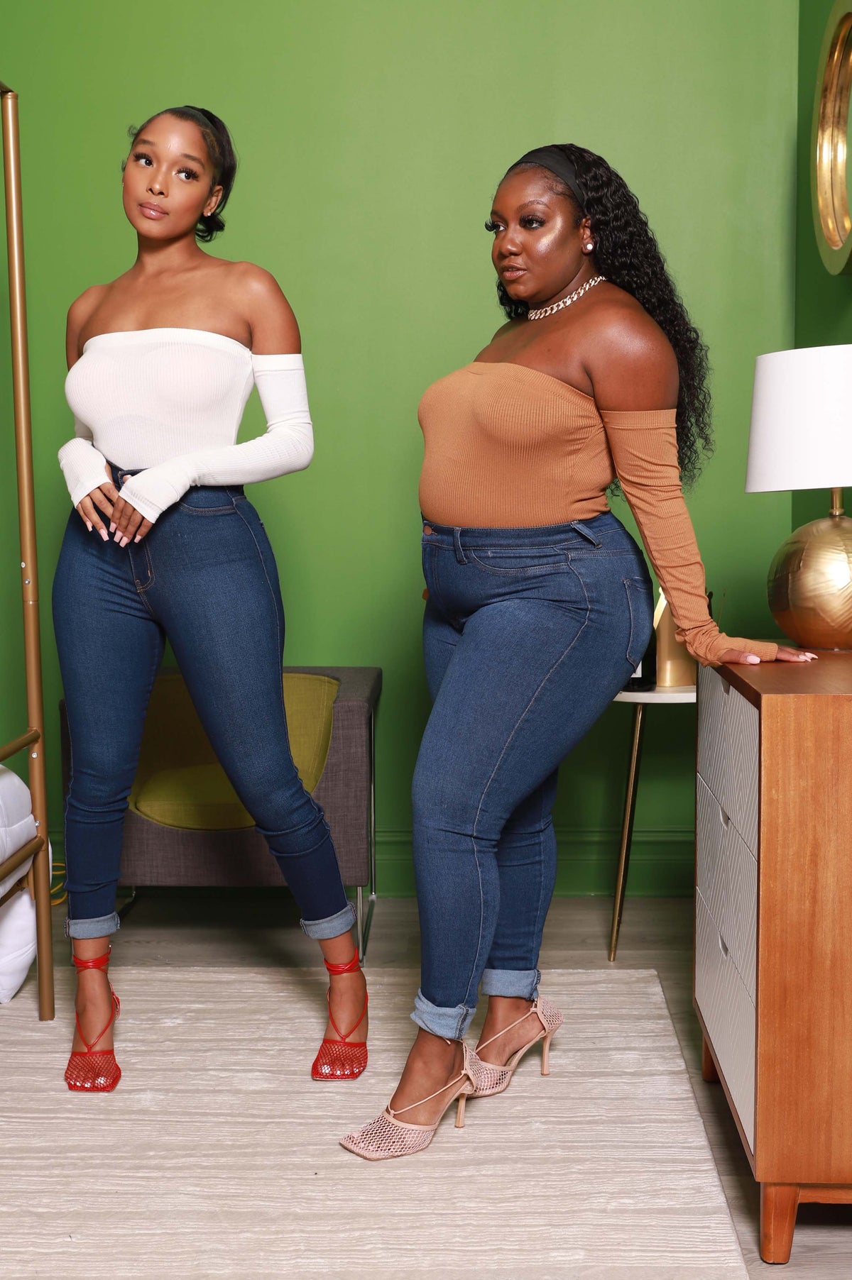 No Excuse Cut Out Bodysuit - Copper - Swank A Posh