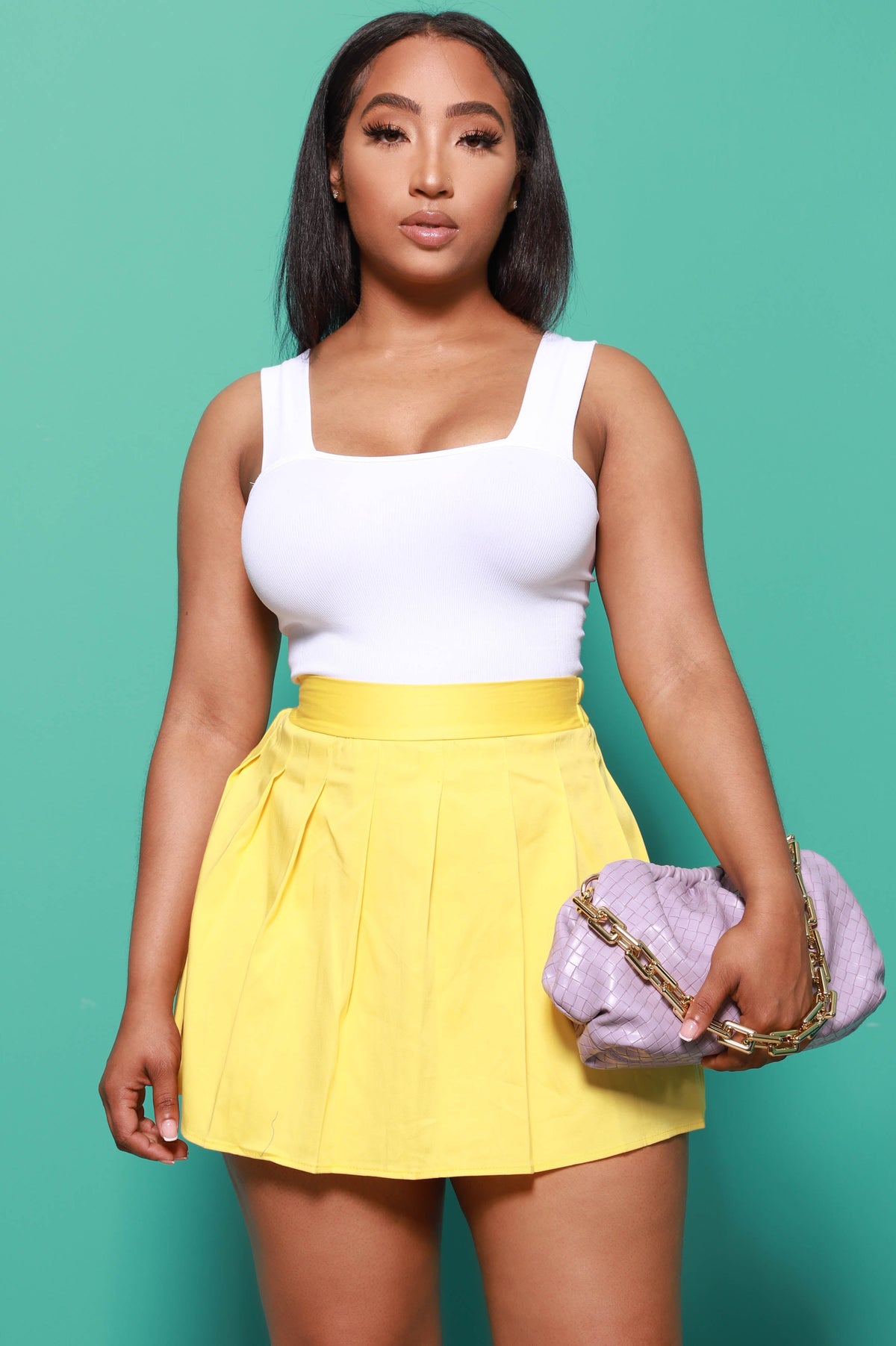 Secret Keeper Thick Strap Tube Bodysuit - White - Swank A Posh