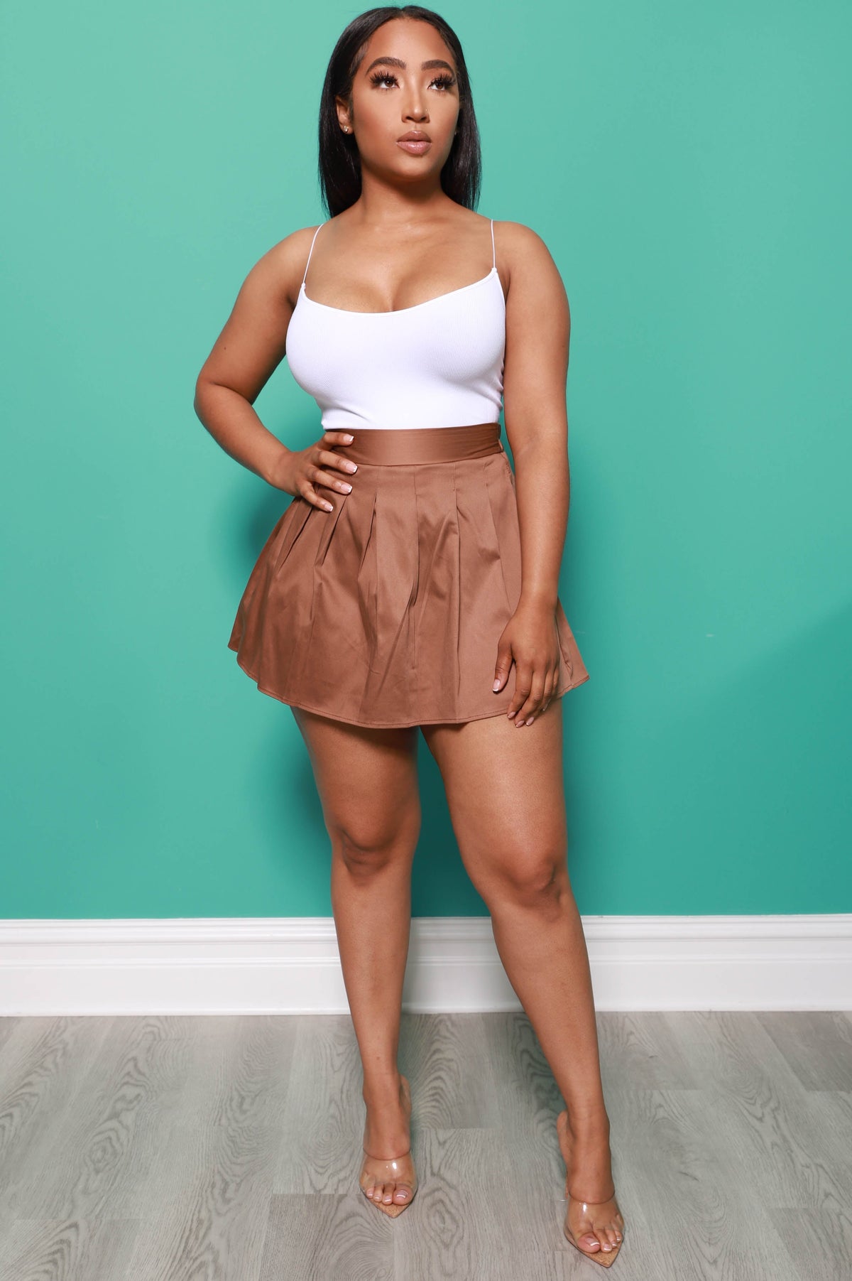 Take Control Ribbed Bodysuit - White - Swank A Posh