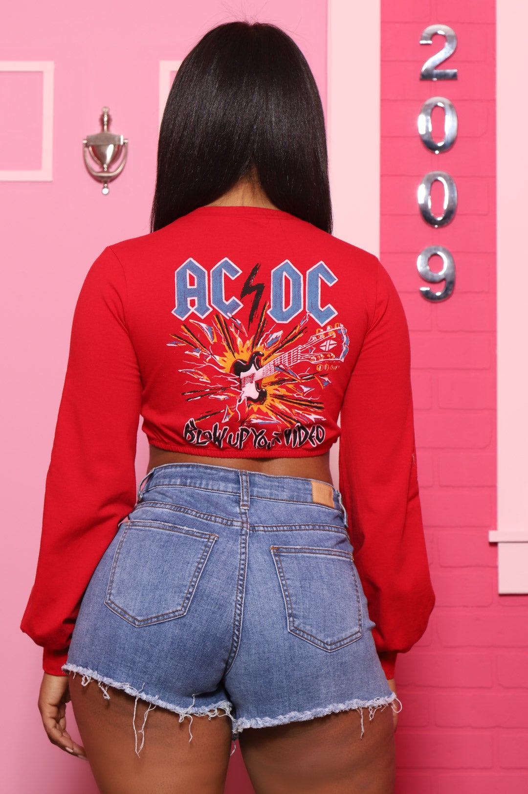 Blow Up Your Video Graphic Top - Red - Swank A Posh