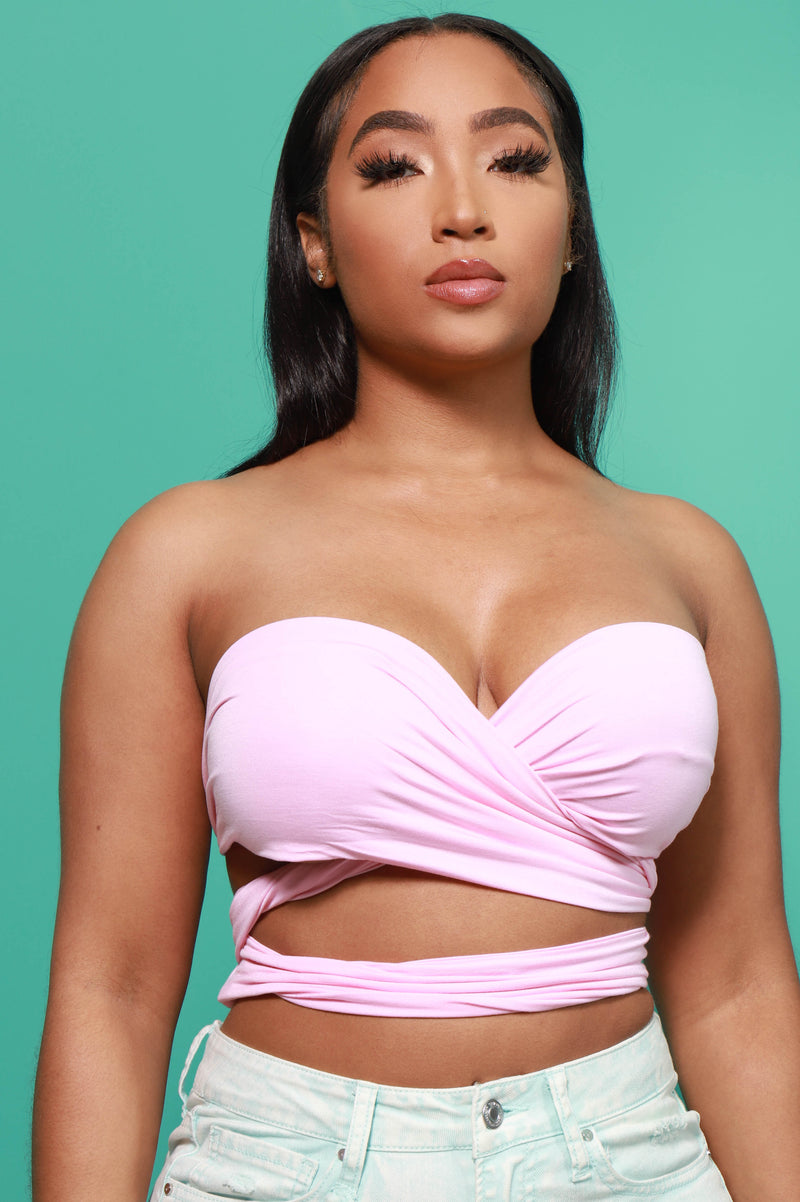 Made You Look Multi Way Top - Pink