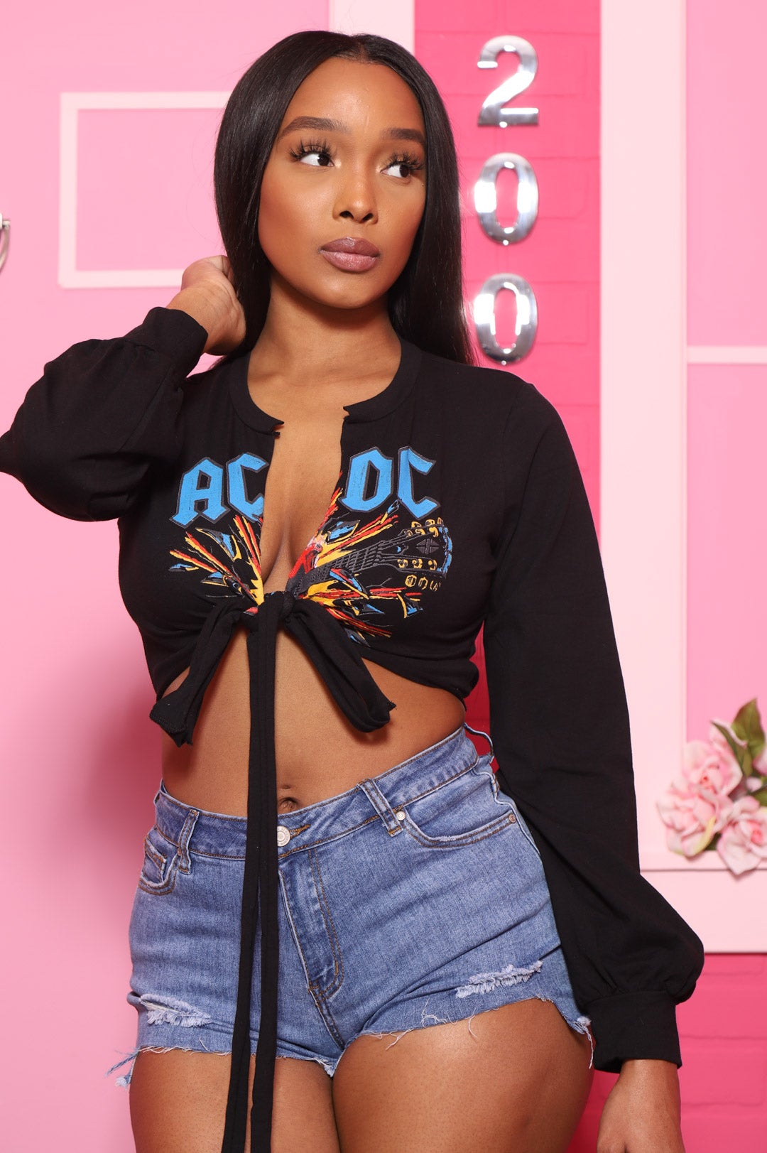 Blow Up Your Video Graphic Top - Black - Swank A Posh