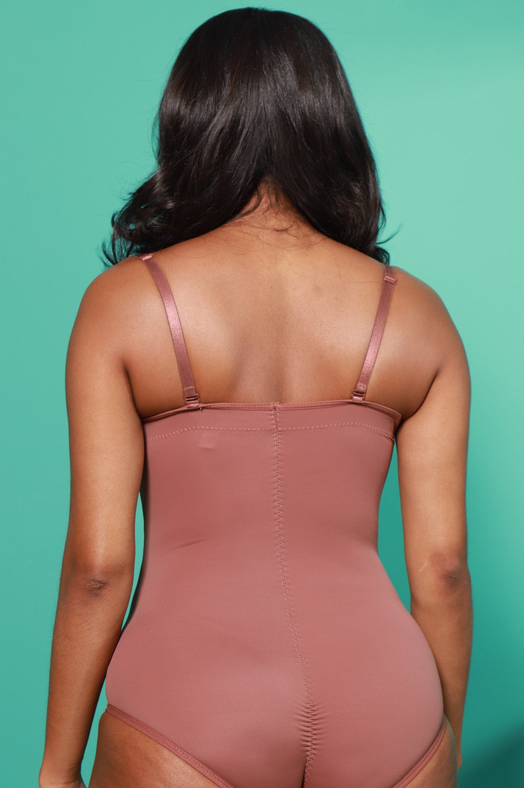 Doctored Form Shape Wear Bodysuit - Brown - Swank A Posh