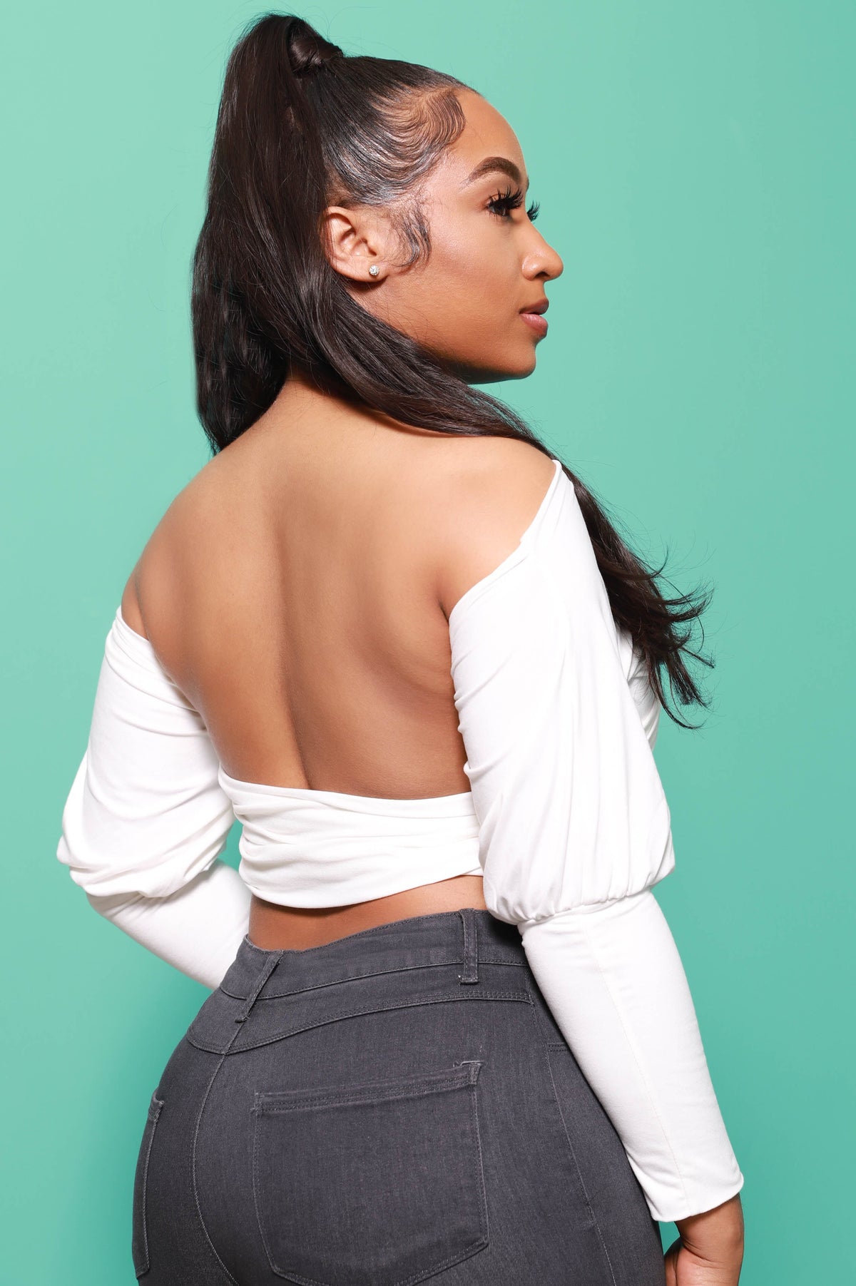 Have It All Multi Way Wrap Shirt - Ivory - Swank A Posh