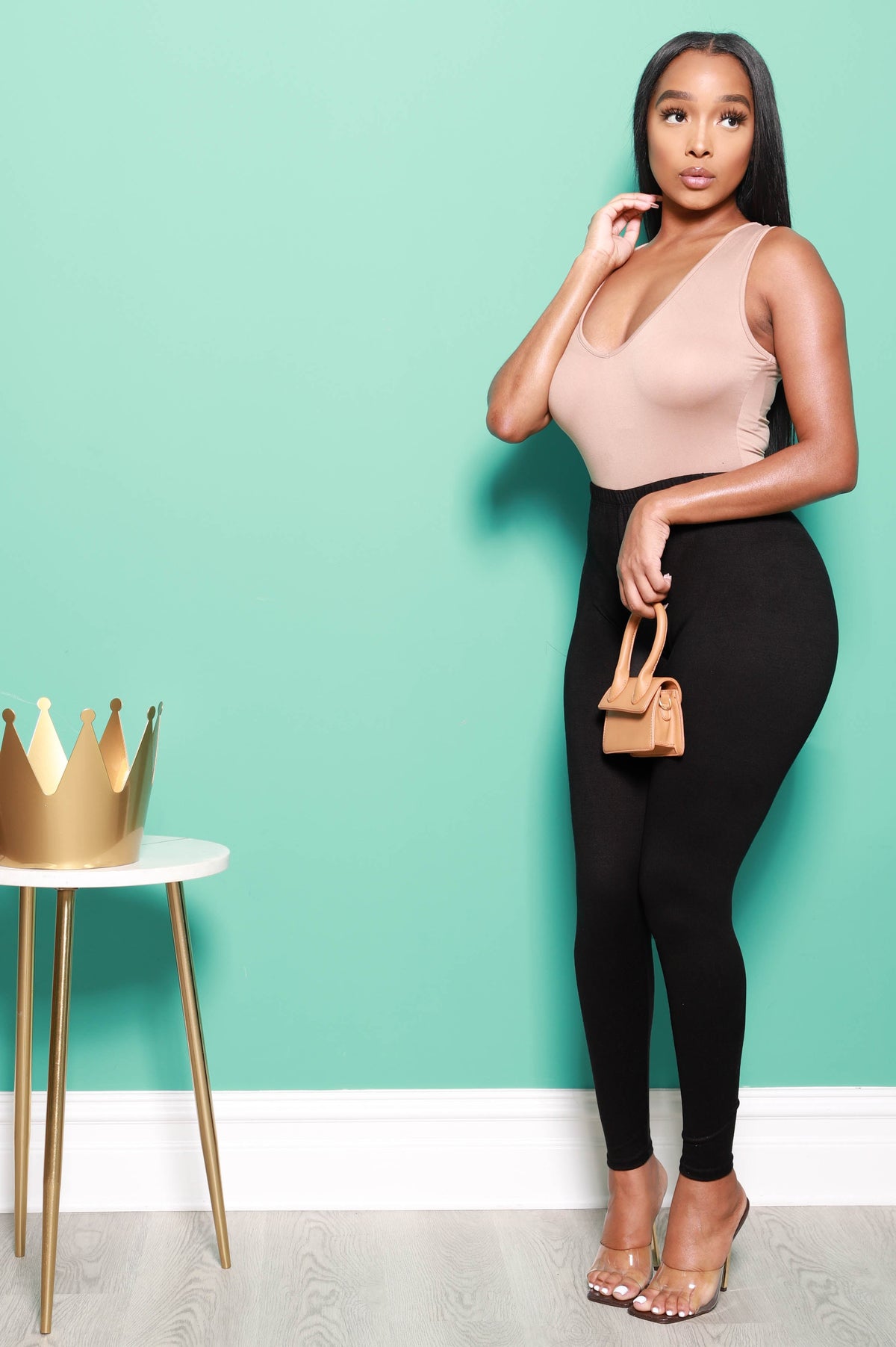 Stick To The Basics Leggings - Black - Swank A Posh