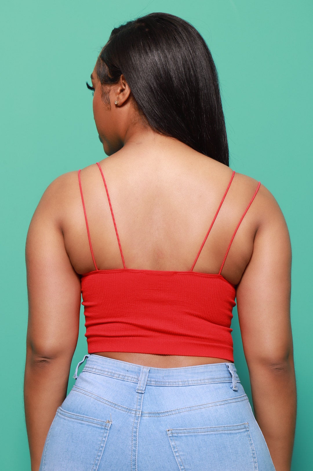 My Rules Cropped Ribbed Tank - Ruby - Swank A Posh