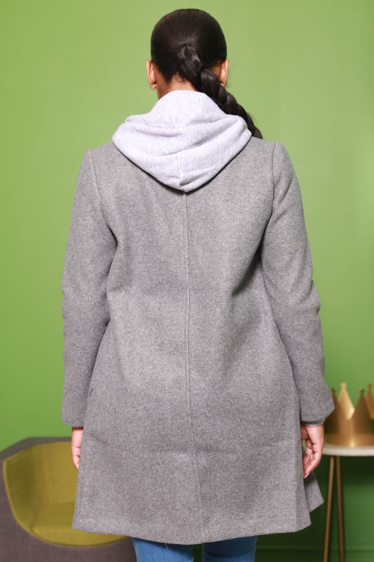 Warm Vibes Longline Trench Coat - Grey - Swank A Posh