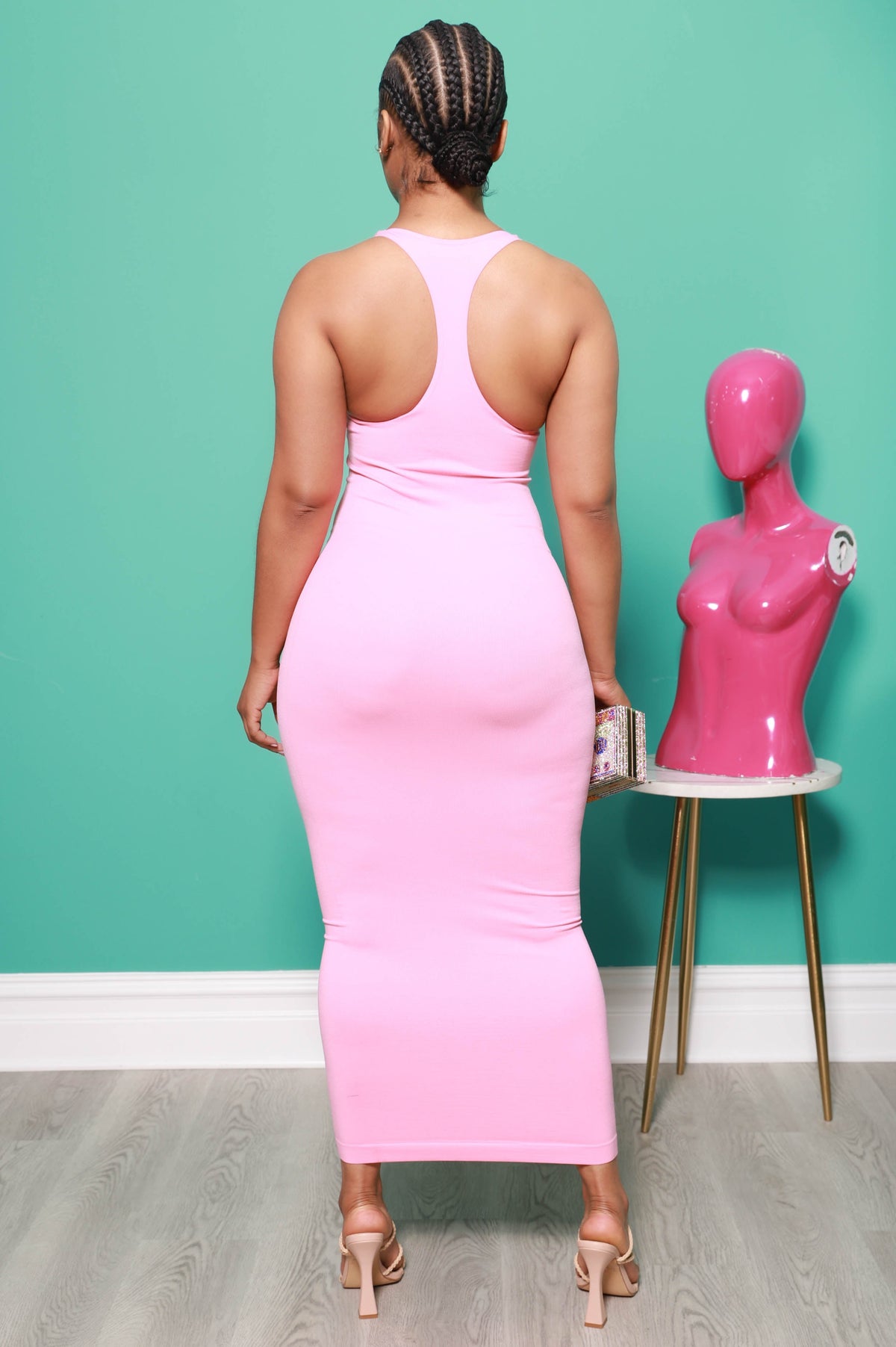 Follow Me Maxi Dress - Peony - Swank A Posh