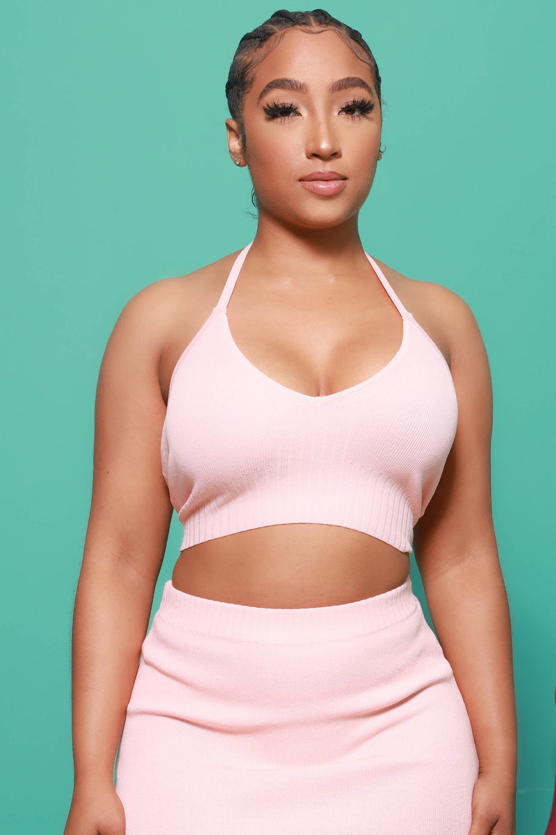 Body Moves Mini Skirt Set - Peach