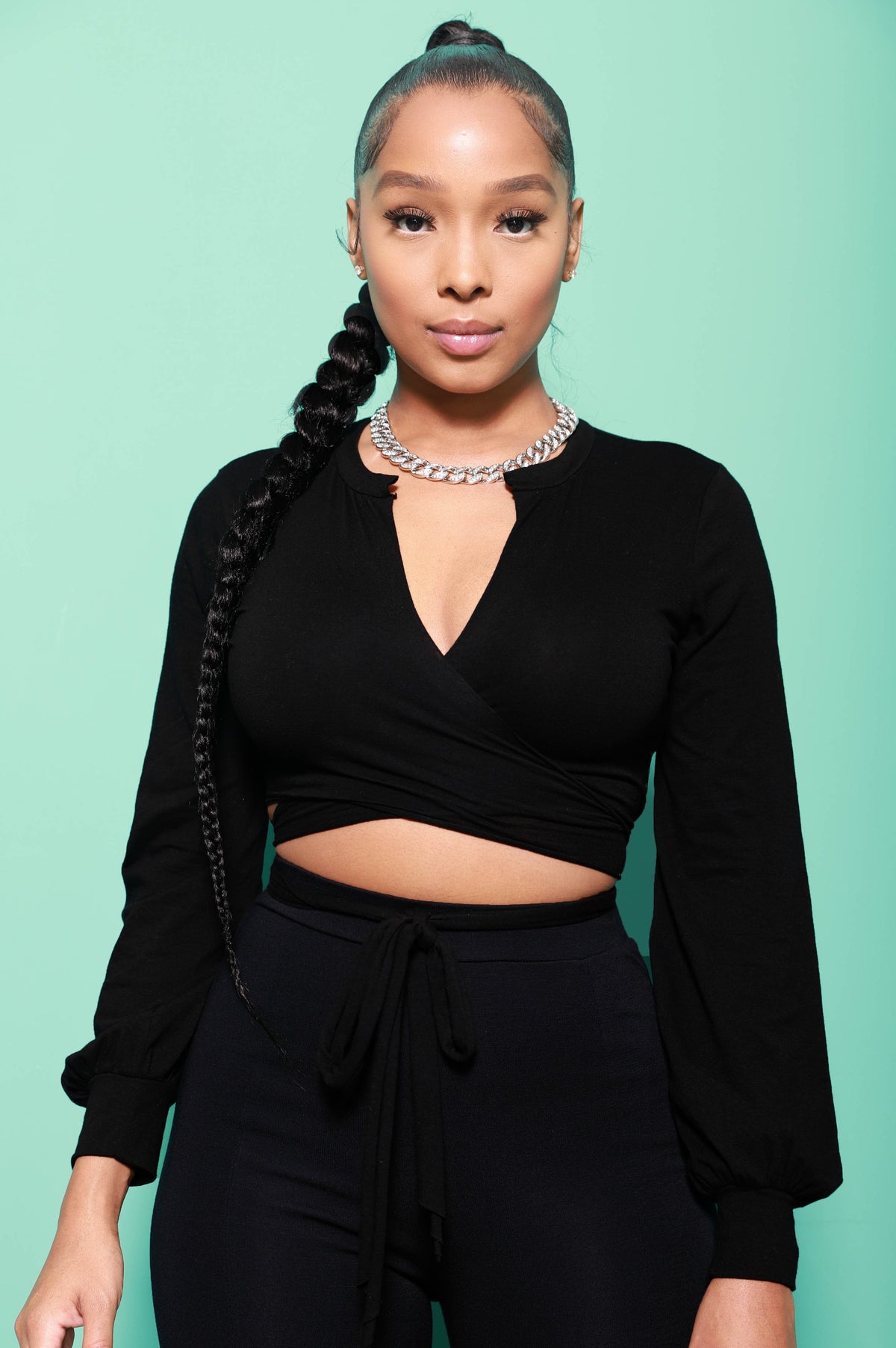 Glimmer Earring & Necklace Set - Silver - Swank A Posh