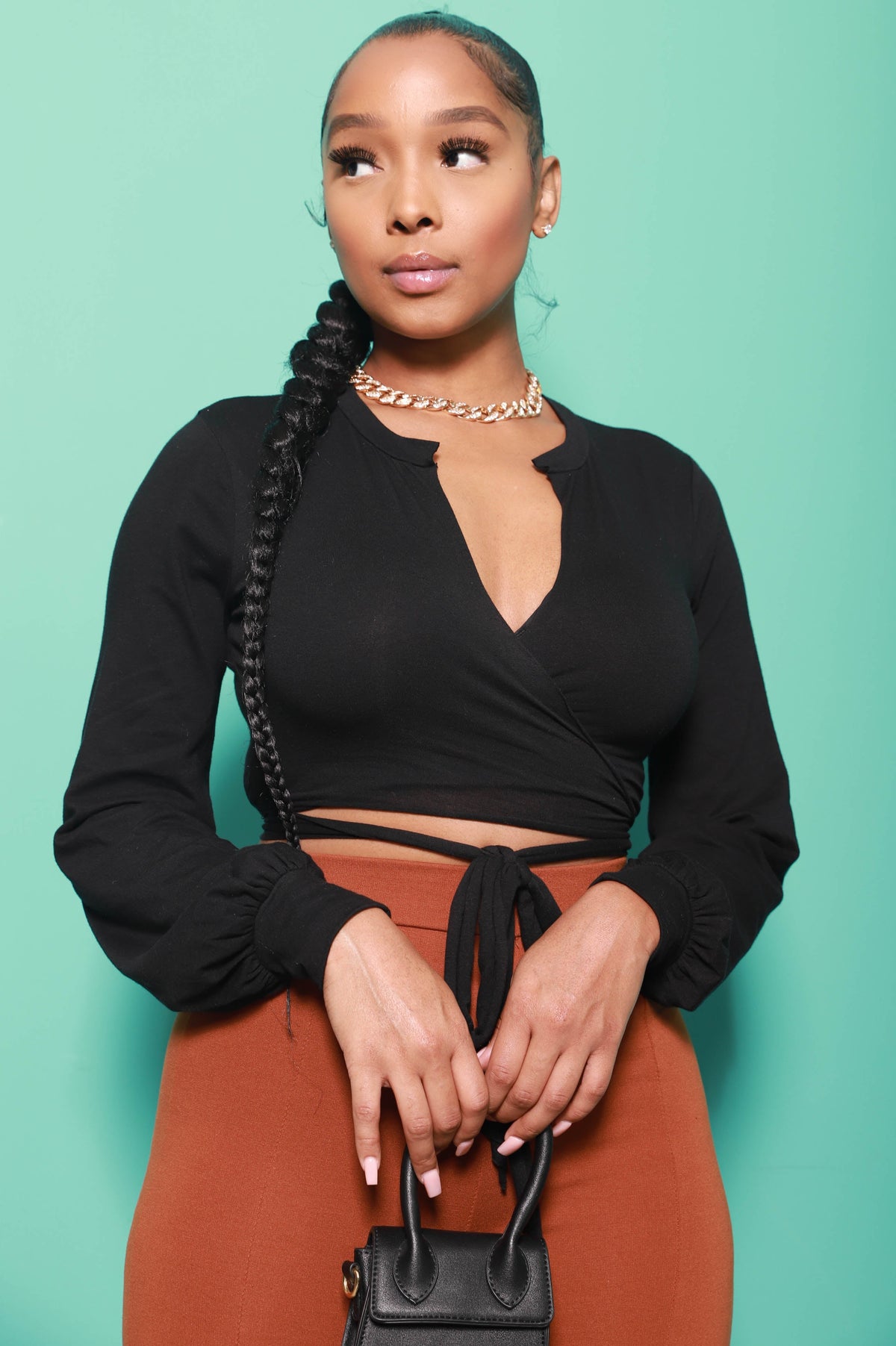 Glimmer Earring & Necklace Set - Gold - Swank A Posh