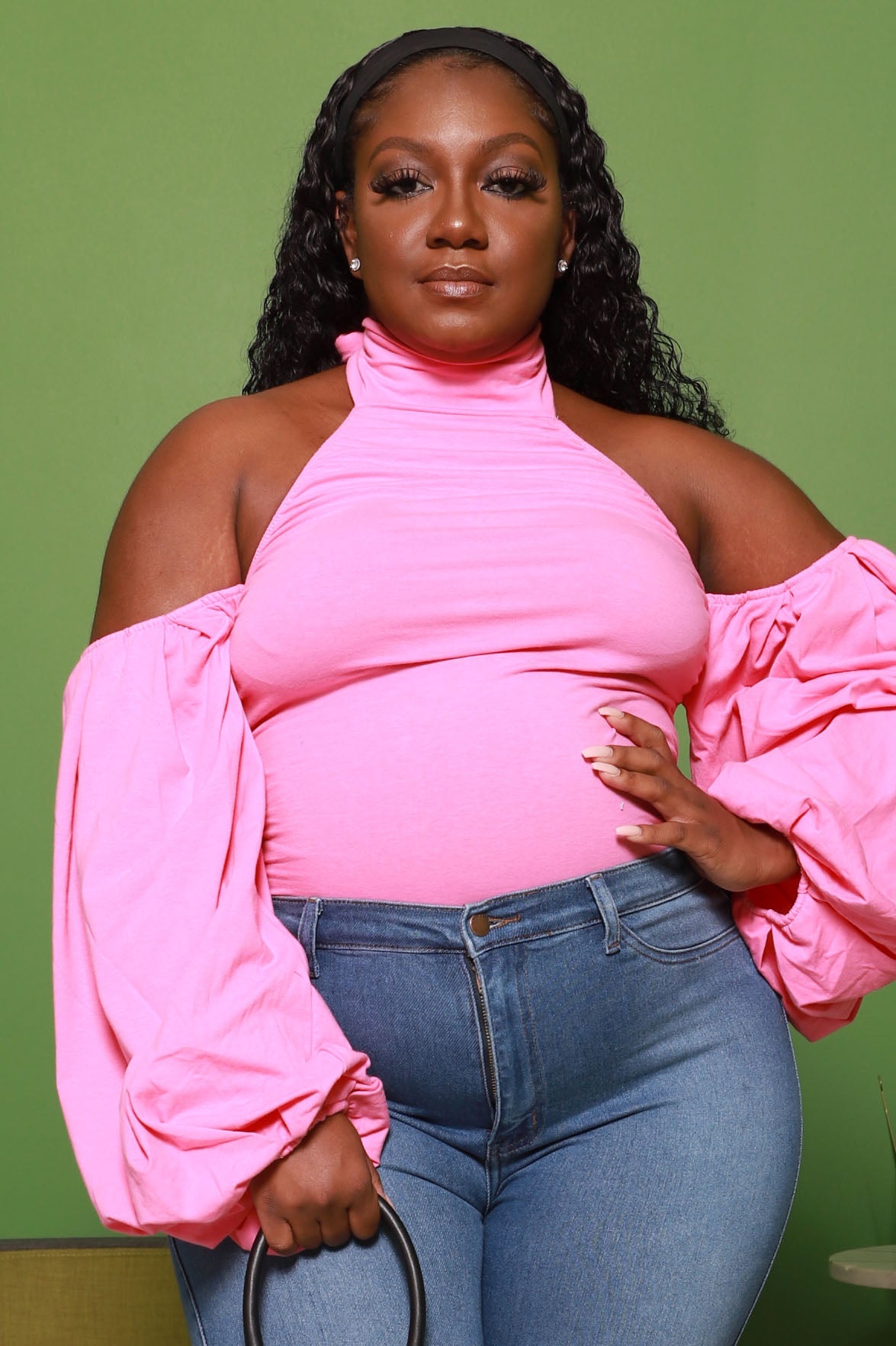 Open My Heart Bow Tie Bodysuit - Barbie Pink - Swank A Posh