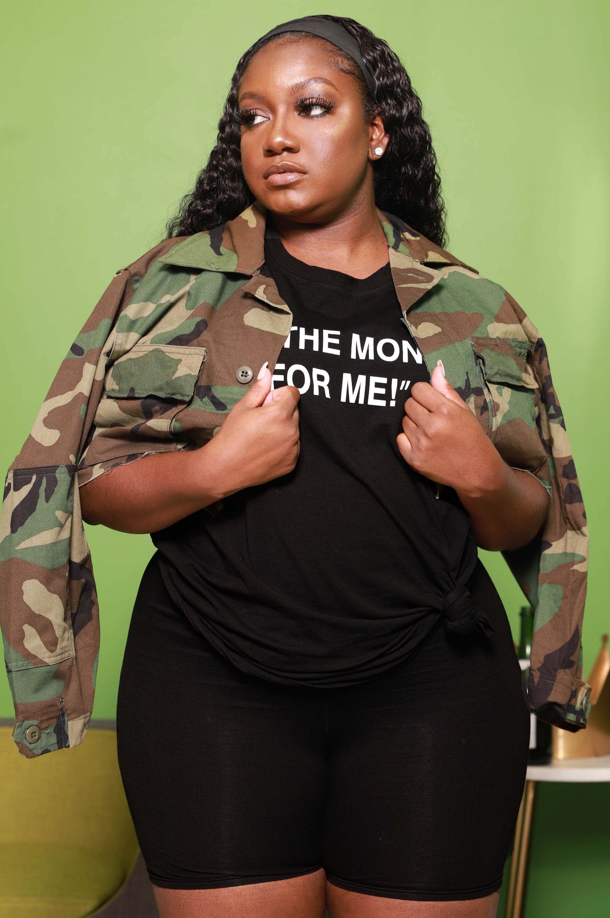 Vintage Camouflage Cropped Jacket - Swank A Posh