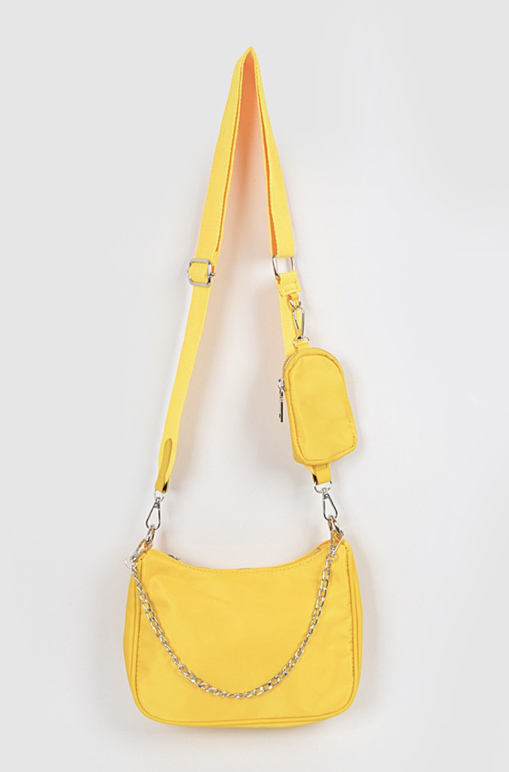 Fit You In Shoulder Bag - Yellow - Swank A Posh