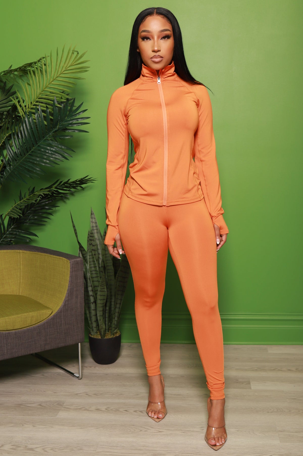 Easy Fit Athletic Set - Copper - Swank A Posh