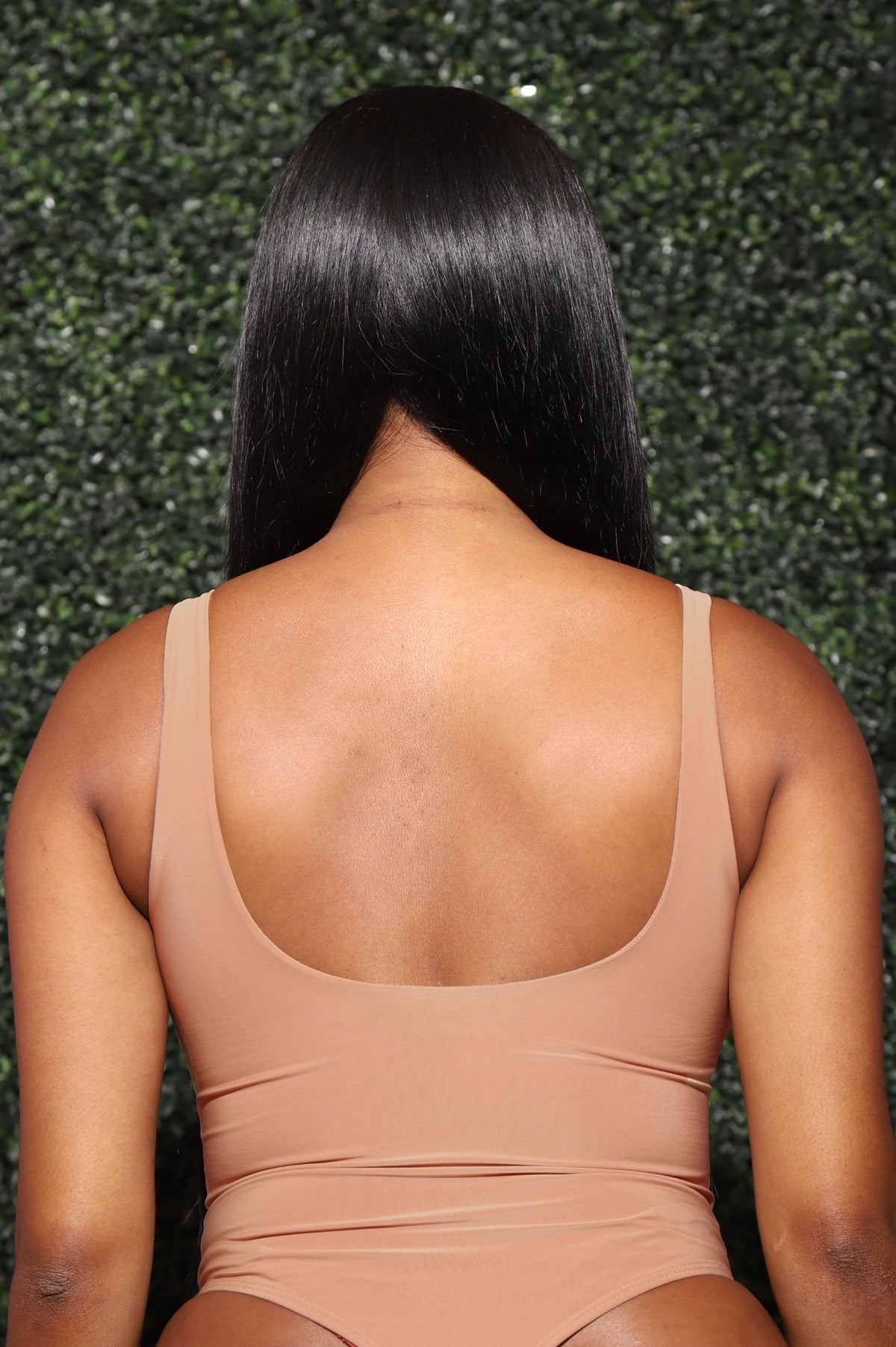 Invest Simple Shaping Tank Bodysuit - Taupe - Swank A Posh