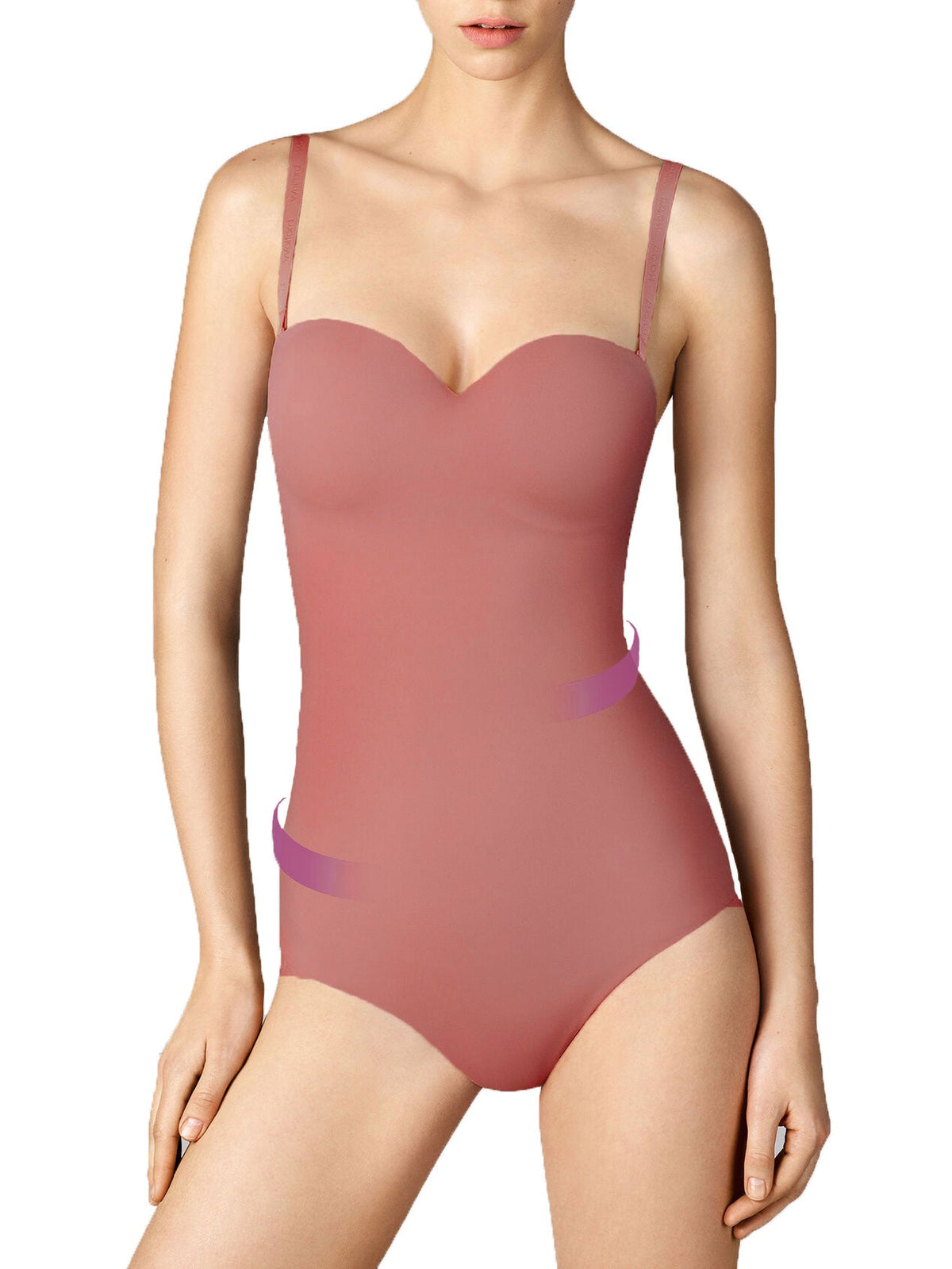 Doctored Form Shape Wear Bodysuit - Brown - Swank A Posh