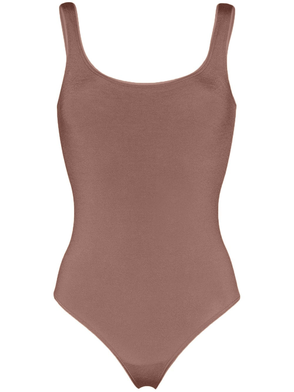 Invest Simple Shaping Tank Bodysuit - Mocha - Swank A Posh